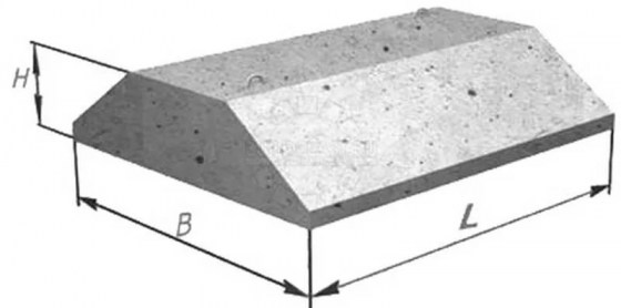 Фундамент ленточный ФЛ 48