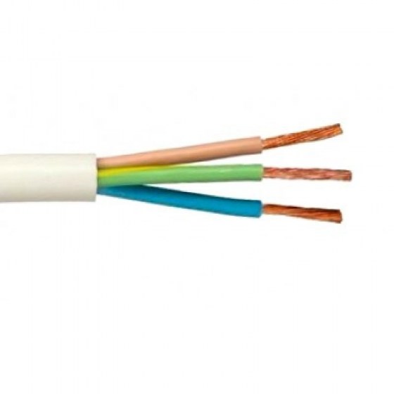 ПВС 3Х4,0 БЕЛЫЙ ПРОВОД pvc-31